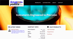 Desktop Screenshot of krug-products.com